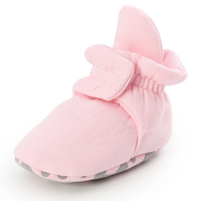 Șosete pentru nou-născut pentru bebeluși pantofi băiat fată vedetă pentru copil mic, pantofi pentru primii plimbări, pantofi din bumbac confortabil, moale, anti-alunecare, pantofi caldi pentru pătuț pentru sugari