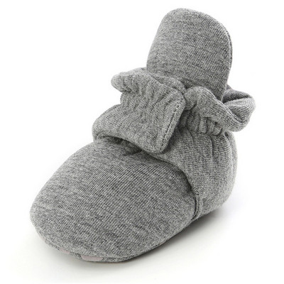 Șosete pentru nou-născut pentru bebeluși pantofi băiat fată vedetă pentru copil mic, pantofi pentru primii plimbări, pantofi din bumbac confortabil, moale, anti-alunecare, pantofi caldi pentru pătuț pentru sugari