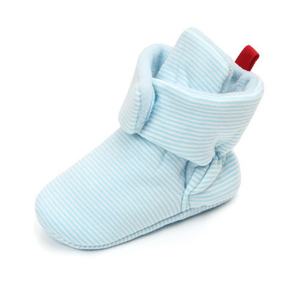 Șosete pentru nou-născut pentru bebeluși pantofi băiat fată vedetă pentru copil mic, pantofi pentru primii plimbări, pantofi din bumbac confortabil, moale, anti-alunecare, pantofi caldi pentru pătuț pentru sugari