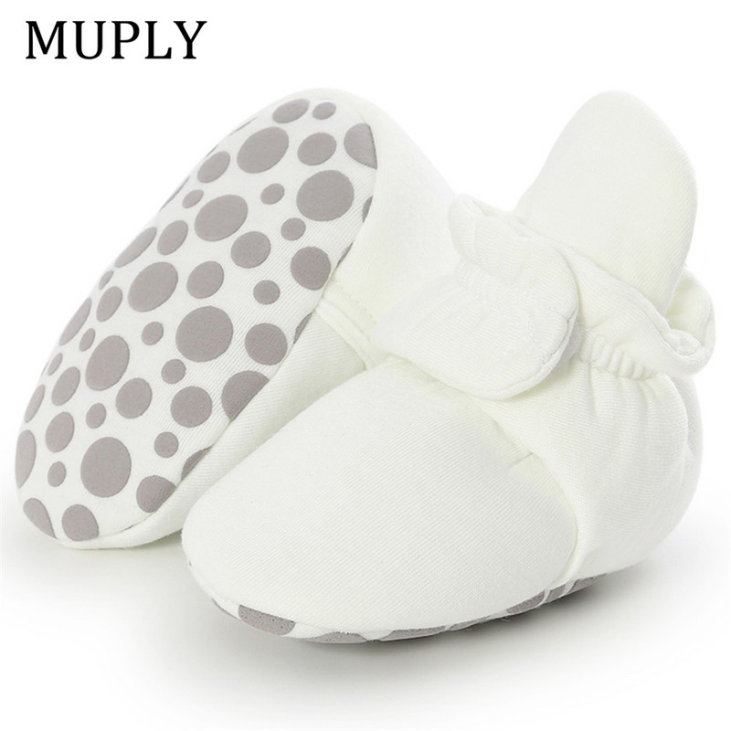 Șosete pentru nou-născut pentru bebeluși pantofi băiat fată vedetă pentru copil mic, pantofi pentru primii plimbări, pantofi din bumbac confortabil, moale, anti-alunecare, pantofi caldi pentru pătuț pentru sugari