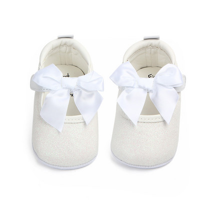 Cipele za djevojčice Gumeni mekani potplat Neklizajući Proljeće Jesen Modni čvor s leptirima Novorođenčad Dječji krevetić Cipele za prve hodalice Princess