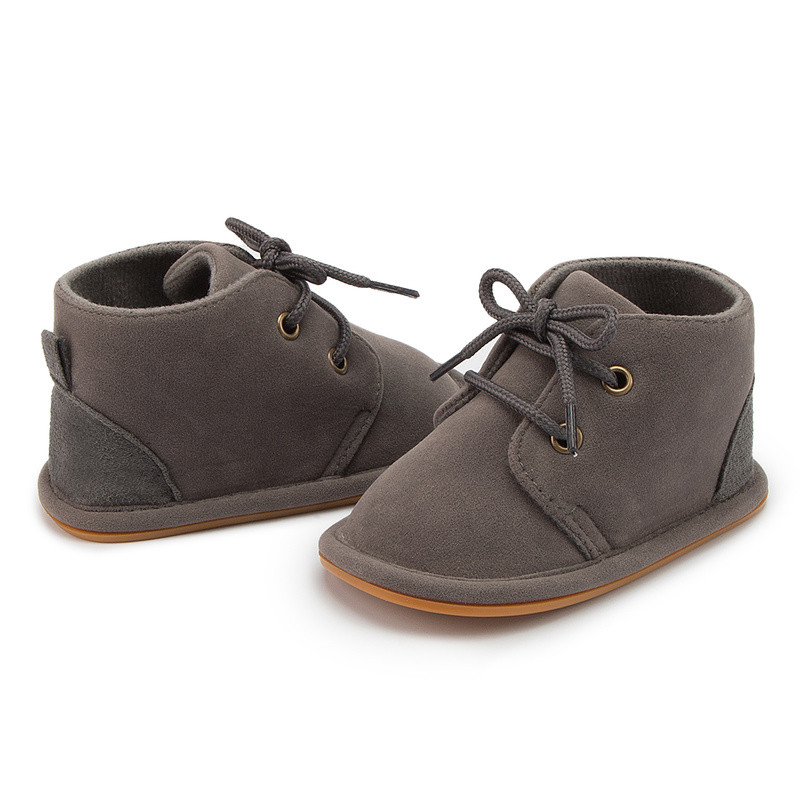 2022 Cizme noi de iarnă pentru bebeluși Pantofi pentru fată și băiat, dantelă anti-alunecare, talpă de cauciuc, nou-născut, copil mic, pantofi pentru pătuț