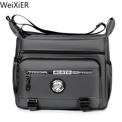 Višeslojna džepna torba Oxford na rame velikog kapaciteta, muška ležerna modna luksuzna kurirska torba na jedno rame