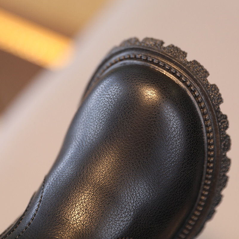 Kūdikių vaikiški trumpi batai rudens žiema Super šilti mergaičių batai berniukams PU odiniai batai vaikams Madingi batai mažiems vaikams Vaikiški sniego batai