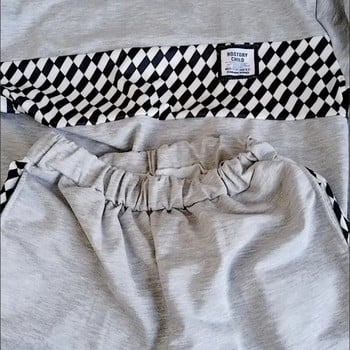 Jogger Two Pieces Sets Casual φούτερ Μπλούζες γυμναστικής High Watst Παντελόνι Harem Κοστούμια New Woman Elegant Conjuntos ανοιξιάτικη στολή