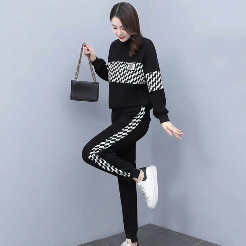 Dvodijelni kompleti za trčanje Ležerna trenirka Trenirka Visoka odijela Harem hlače Nova ženska Elegantna proljetna odjeća Conjuntos