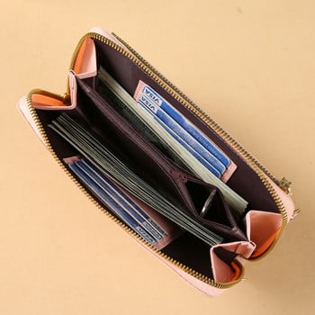 Чанта за телефон със сензорен екран Чанти през рамо Дамски RFID многофункционален портфейл през рамо Мини дамска чанта Мобилен портфейл Картодържател Нов