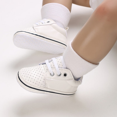 Bijela proljetna cipela za novorođenčad, novorođenčad, djevojčice i dječaci, rekreacijska neklizajuća cipela za krštenje, tenisica s mekim potplatom, prethodna