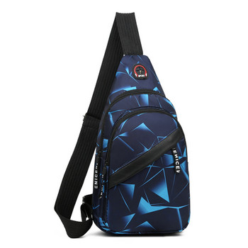 Τσάντα χιαστί ώμου για άνδρες Short Travel Messenger Τσάντα στήθους Light Outdoor Sport Recreation Lovers Single Shoulder Bag