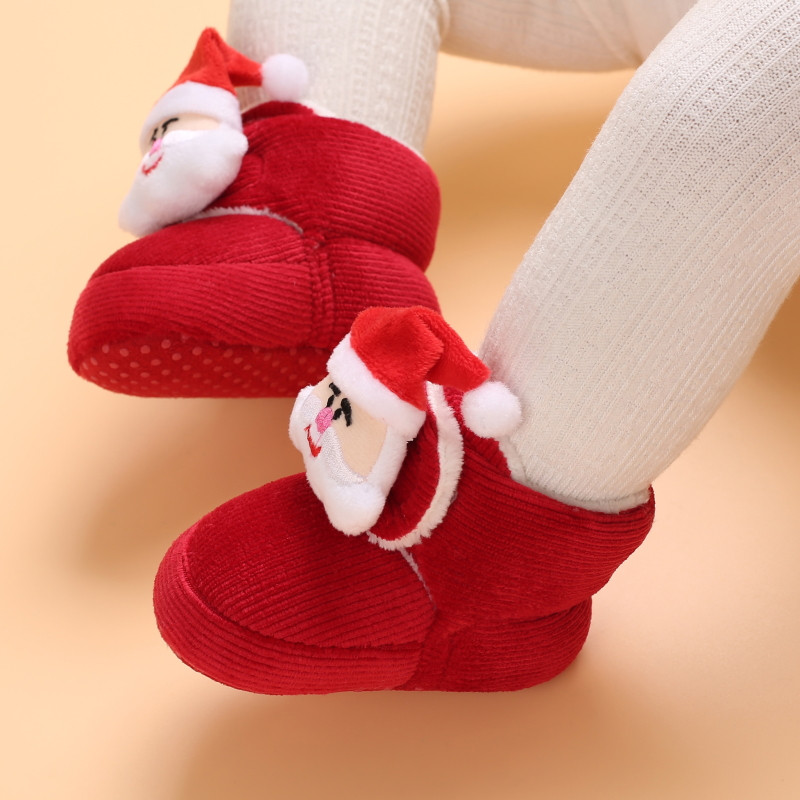 Classic BabyShoe BoyGirl Baby Cute Animal Face Casual Flat Sneaker First Baby Ankle Boot Βαμβακερά αντιολισθητικά Ζεστά μποτάκια χιονιού για περπάτημα