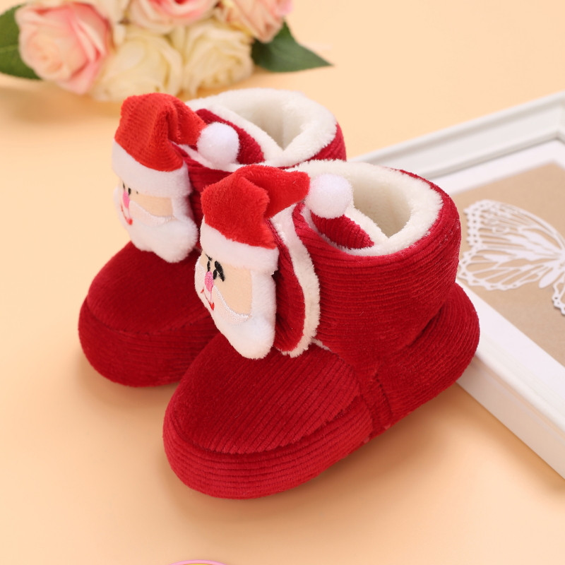 Classic BabyShoe BoyGirl Baby Cute Animal Face Casual Flat Sneaker First Baby Ankle Boot Βαμβακερά αντιολισθητικά Ζεστά μποτάκια χιονιού για περπάτημα