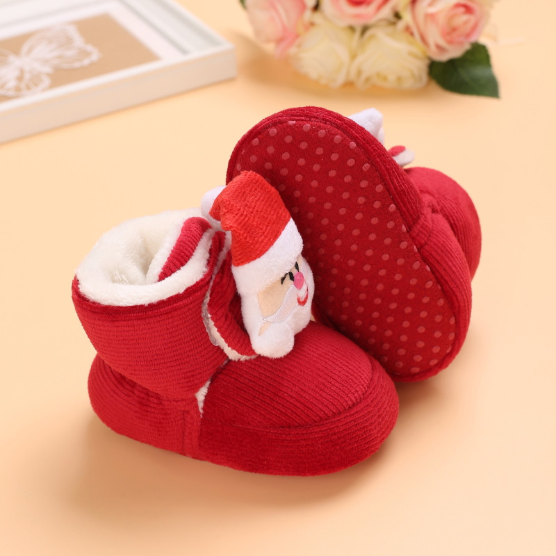 Classic BabyShoe BoyGirl Baby Cute Animal Face Casual Flat Sneaker First Baby Ankle Boot Βαμβακερά αντιολισθητικά Ζεστά μποτάκια χιονιού για περπάτημα