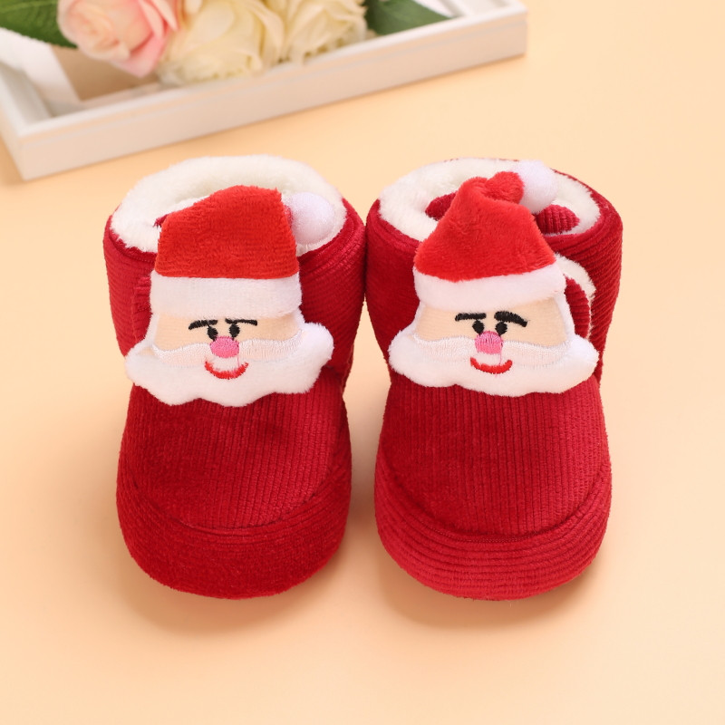 Classic BabyShoe BoyGirl Baby Cute Animal Face Casual Flat Sneaker First Baby Ankle Boot Βαμβακερά αντιολισθητικά Ζεστά μποτάκια χιονιού για περπάτημα