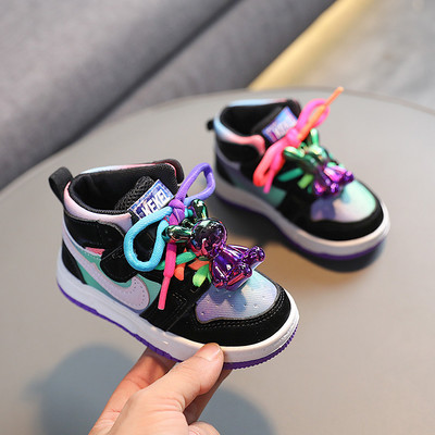 Pantofi pentru băieți „Și fete” Pantofi de bord înalt Pantofi de modă pentru copii