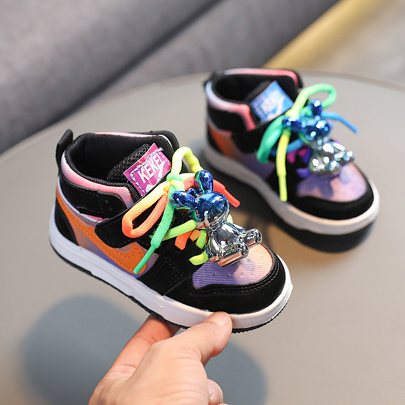 Pantofi pentru băieți „Și fete” Pantofi de bord înalt Pantofi de modă pentru copii