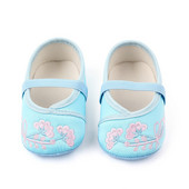 2020. Nove dječje cipele za hodanje, proljeće i jesen, izvezene jednostruke cipele s mekim potplatom, ružičaste, bijele i plave 11 CM 12 CM 13 CM