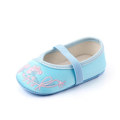 2020. Nove dječje cipele za hodanje, proljeće i jesen, izvezene jednostruke cipele s mekim potplatom, ružičaste, bijele i plave 11 CM 12 CM 13 CM