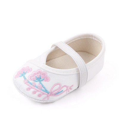 2020. Nove dječje cipele za hodanje, proljeće i jesen, izvezene jednostruke cipele s mekim potplatom, ružičaste, bijele i plave 11 CM 12 CM 13 CM