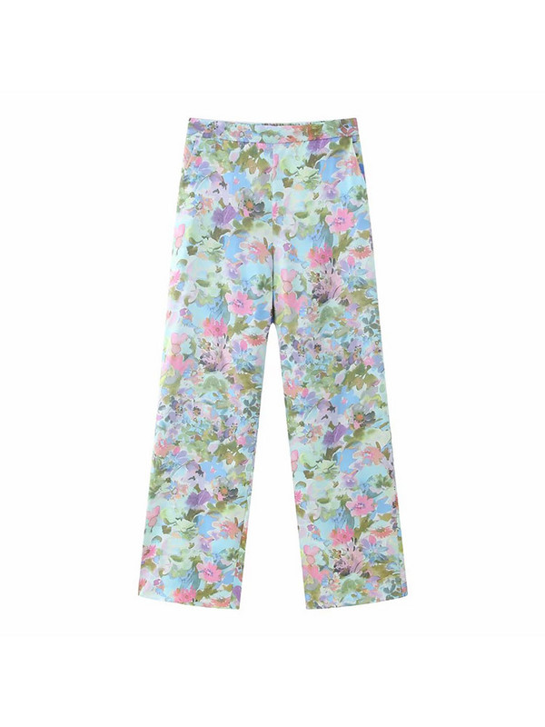 TELLHONEY naiste moekas esiosa kaherealine bleiser jakk elastne vöökoht laia säärega püksid, naiste vabaaja trükised, kaheosalised komplektid