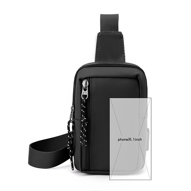 Meeste õlakott Oxfordi luksuslik mood meeste rinnakott, meeste rihmakott meestele, 2023. aasta uus vabaaja käekott, reisitelefoni kotid