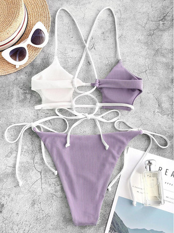 2023 String Bikini Γυναικεία βραζιλιάνικο μαγιό Σέξι Push Up Μαγιό Γυναικείες λουόμενες Μαγιό Καλοκαιρινά ρούχα παραλίας