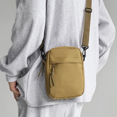 Καμβάς γυναικεία τσάντα χιαστί Trend 2023 Oxford Shoulder Handbag Κορεατική μονόχρωμη φοιτητική τσάντα τηλεφώνου Απλές τσάντες αγοραστών Τσαντάκι