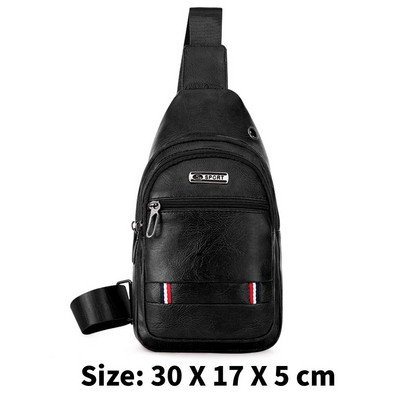 Vintage PU meeste käekott nahast ristkorpuse kotid meeste mitme taskuga meeste õlakott Tõmblukk, veekindel reisiäri jaoks