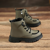 Martin čizme u korejskom stilu za djecu Jesen Zima Modna obuća za dječake Djevojčice Neklizajuća modna obuća s mekim potplatom za djecu