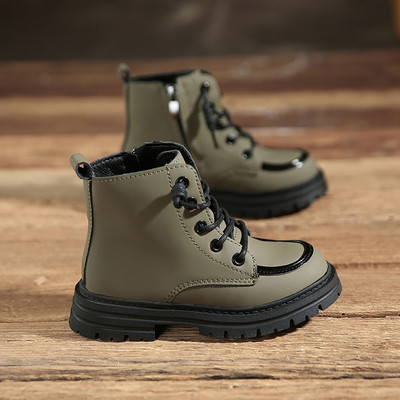 Martin čizme u korejskom stilu za djecu Jesen Zima Modna obuća za dječake Djevojčice Neklizajuća modna obuća s mekim potplatom za djecu