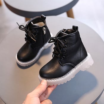 Παιδικές μπότες μόδας για κορίτσια Μπότες κίνησης με φερμουάρ Αγόρια Αθλητικά πάνινα παπούτσια με απαλό κάτω μέρος Baby Παιδικά μποτάκια 2022 Νέο Φθινόπωρο