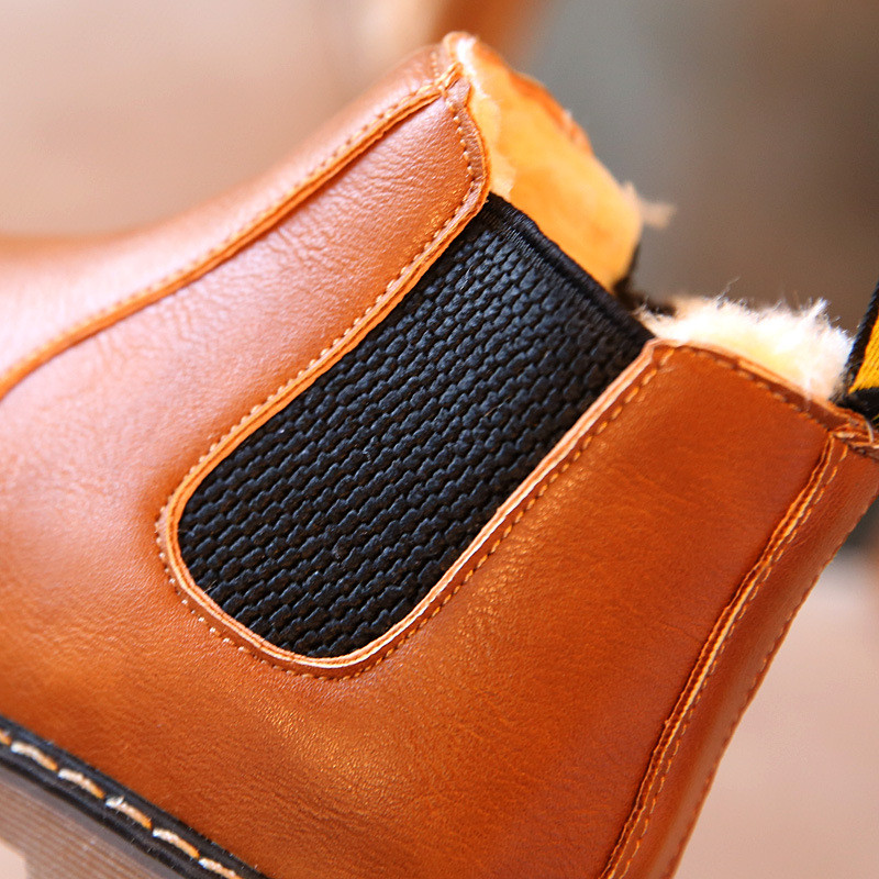Μόδα παιδικά κορίτσια casual παπούτσια Κορυφαίας ποιότητας για αγόρια Δερμάτινα μωρά ρετρό παιδικά μποτάκια ιππασίας Ανοιξιάτικα φθινόπωρο Μποτάκια