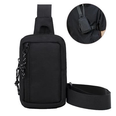 Meeste uus trendikas vabaaja õlakott vaba aja reisimiseks spordiks välitingimustes Messenger Crossbody Sling rinnakoti pakk meestele naistele