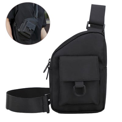 Meeste uus trendikas vabaaja õlakott vaba aja reisimiseks spordiks välitingimustes Messenger Crossbody Sling rinnakoti pakk meestele naistele