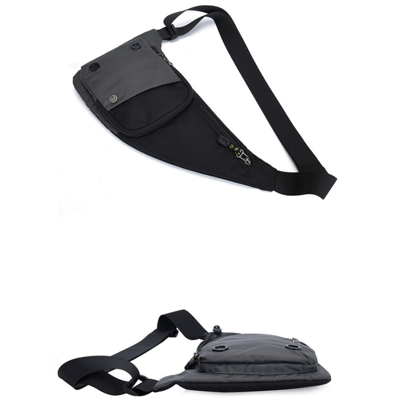 Meeste uus trendikas vabaaja õlakott vaba aja reisimiseks spordiks välitingimustes Messenger Crossbody Sling rinnakoti pakk meestele naistele