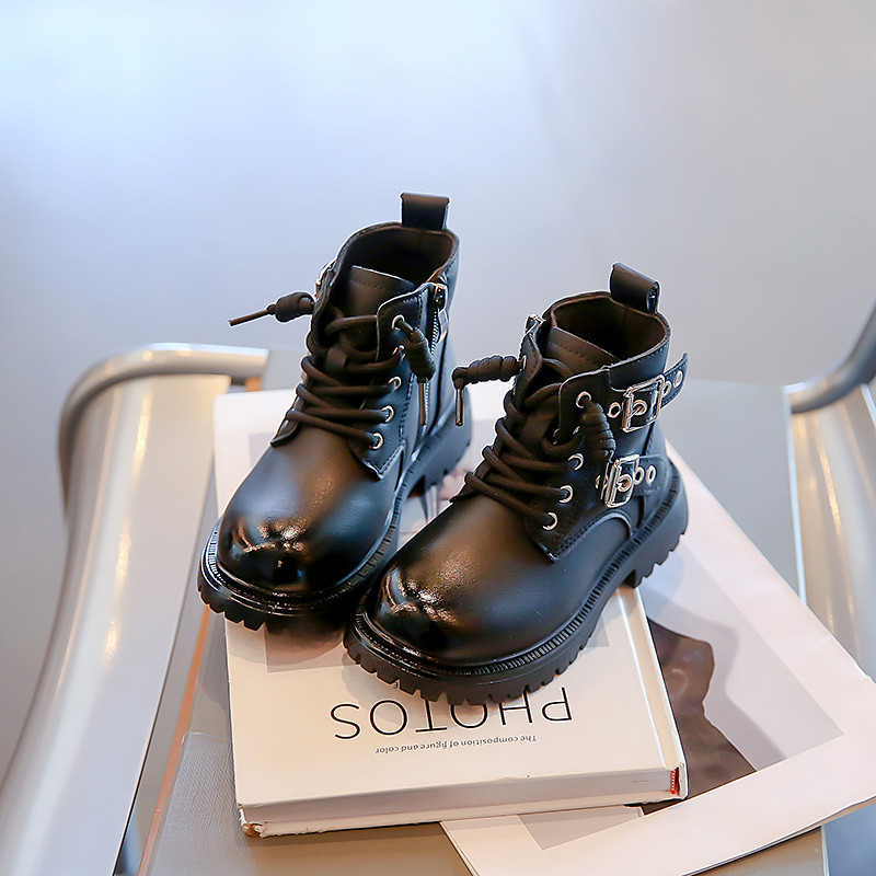 Krátke čižmy pre dievčatá a chlapcov, nové jarné a jesenné, žlté, všestranné, mäkké, detské, módne, členkové čižmy s prackou, jednoduché, v britskom štýle