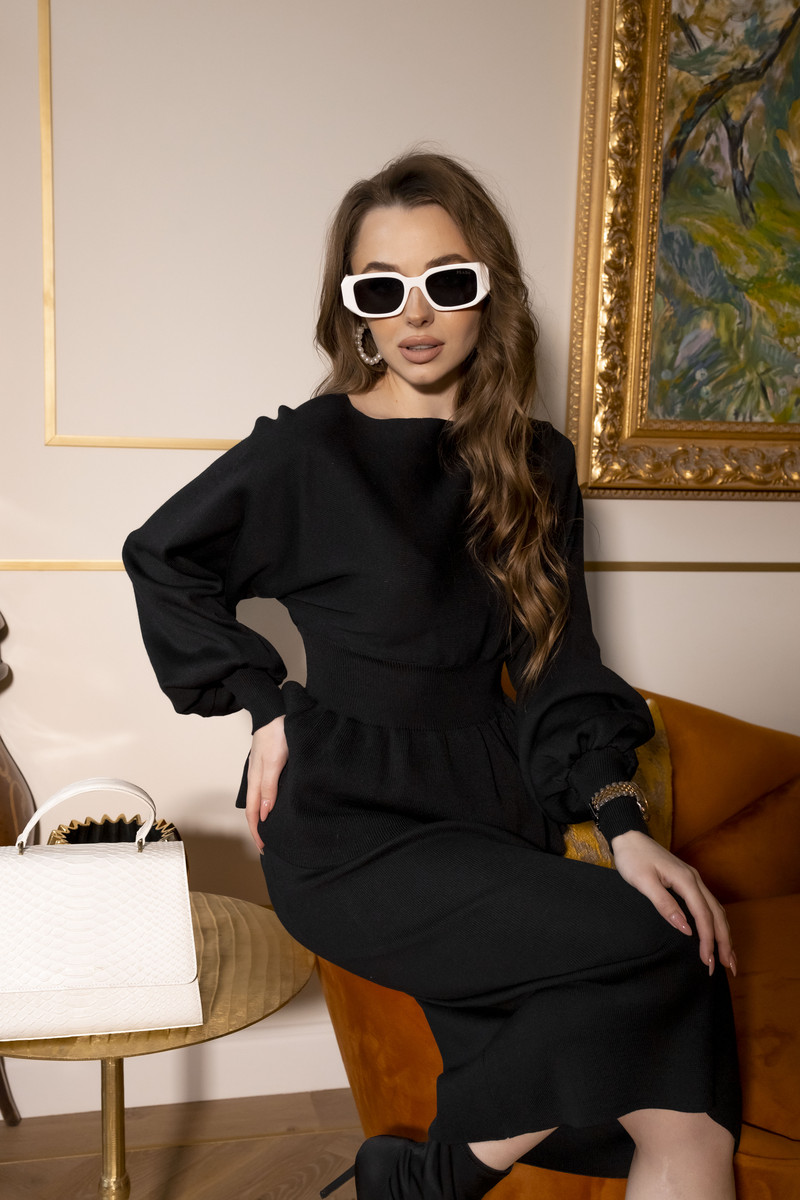 Kaheosaline kootud seelikukomplekt Naistele Kootud 2osaline seelik ja top komplekt Must valge Roosa Roheline pikkade varrukatega kleidid Sobiv komplekt Naistele