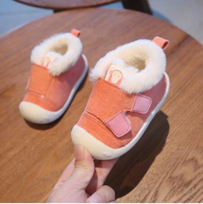 Νέα χειμωνιάτικα βρεφικά παπούτσια First Walkers Αγόρι Αντιολισθητικά Παιδικά Μποτάκια Παπούτσια Νεογέννητα Βρεφικά Παπούτσια Κοριτσιού Ζεστά βελούδινα βρεφικά αθλητικά παπούτσια με μαλακή σόλα