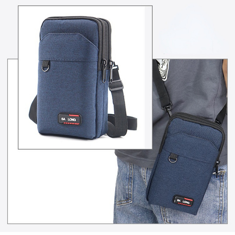 Geantă impermeabilă pentru talie Poșetă cu un singur/dublu strat, în aer liber, cu talie militară, Geantă pentru telefon pentru bărbați, geantă tactică de vânătoare pentru camping