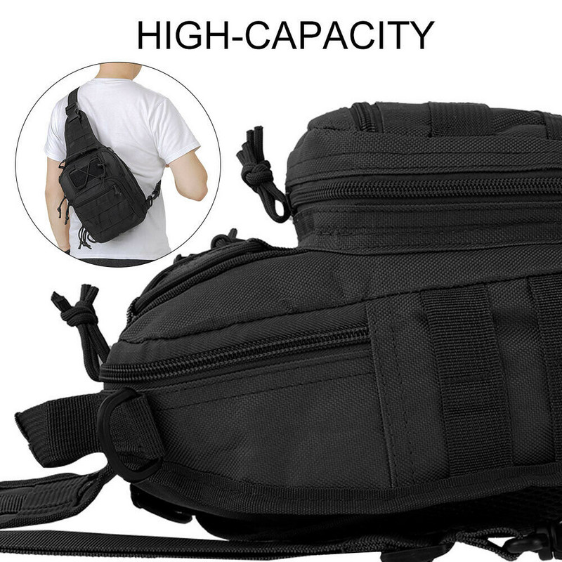 Τσάντα Crossbody Military Waterproof Tactical Shoulder Μικρή τσάντα στήθους Ανδρική τσάντα υπαίθριας αθλητικής ποδηλασίας παραλλαγής