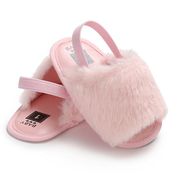 Обувки за бебешко креватче с мека подметка за новородено момиченце Летни сандали за бебета 0-18 месеца First Walker Бебешки обувки против плъзгане