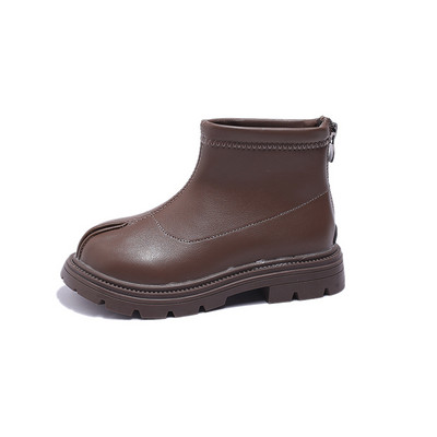 2023 Νέες απλές κοντές μπότες για κορίτσια Ευέλικτα μαλακά παιδικά μοδάτα μπότες Chelsea Παιδικά παπούτσια για αγόρια Casual στυλ Βρετανίας 21-36