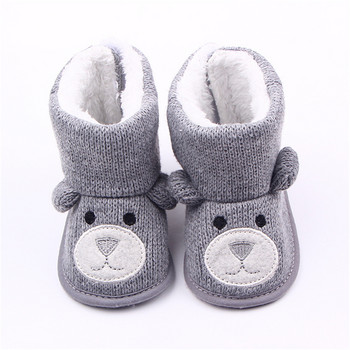 Бебешки чехли за новородено бебе Прохождащи момичета Момчета Prewalker Маратонки First Walker Fur Зимни топли бебешки обувки против хлъзгане