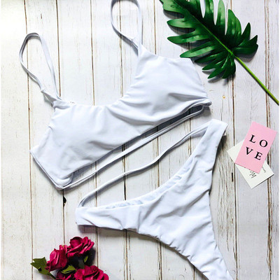 Para Praia Leopard Bikini 2023 seksikas supelkostüüm naiste stringid ujumistrikoo Rannarõivad Naiste ujumisriided Push Up ujumisriided kõrge vöökohaga