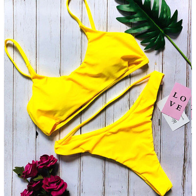 Para Praia Leopard Bikini 2023 seksikas supelkostüüm naiste stringid ujumistrikoo Rannarõivad Naiste ujumisriided Push Up ujumisriided kõrge vöökohaga