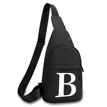 Бяла серия чанта за гърди Ежедневна мини чанта през рамо Малка мъжка чанта за през рамо Дамска раница за различни предмети Лека чанта за телефон за момче