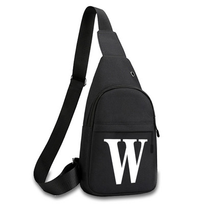 Τσάντα στήθους λευκής σειράς Casual μίνι τσάντα χιαστί Μικρή ανδρική τσάντα ώμου Γυναικεία διάφορα σακίδια πλάτης Light Messenger τσάντα τηλεφώνου αγόρι