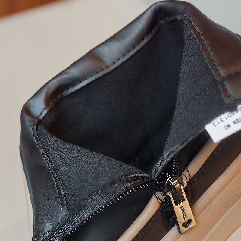 Vaikiški trumpi batai berniukams britiško stiliaus batai žiemai rudeniui mergaičių madingi batai aukšta viršūne Vaikiški Neslystantys, nespyriantys laisvalaikio batai