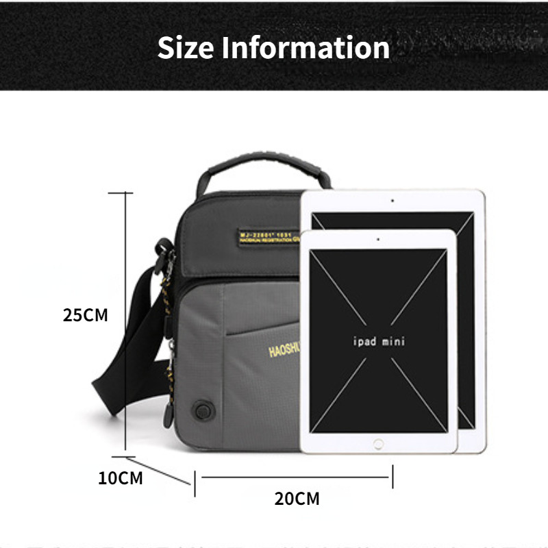 SUUTOOP Pánska multifunkčná taška cez rameno, ležérna taška cez rameno, outdoorová športová cestovná taška cez telo, kabelka pre mužov, ženy