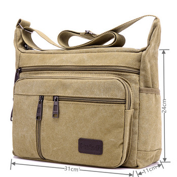 Мъжки платнени чанти през рамо Ежедневни пътни чанти Мъжка чанта през рамо Луксозни чанти за месинджър Модна висококачествена дамска чанта