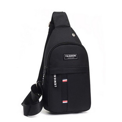 2023 New Men`s Chest Bag New Fashion Korean-Style Casual Sports Water-Proof Shoulder Crossbody Bag Cross Body Chest Bag For Male